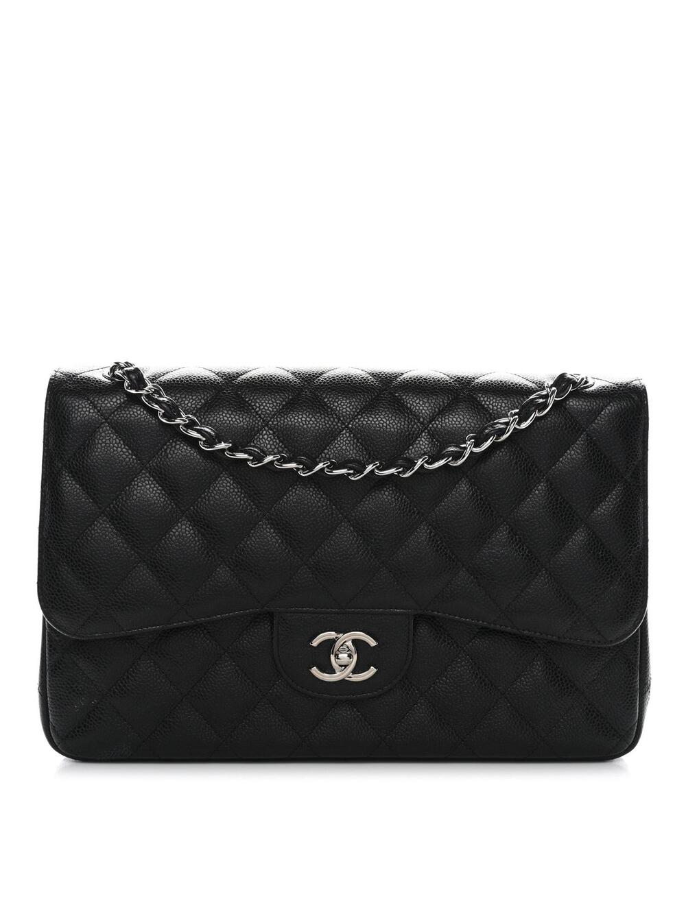 Chanel Caviar Quilted Jumbo Double Flap #295693C90B